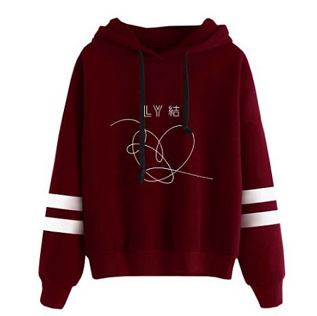 bts moletom com capuz love yourself