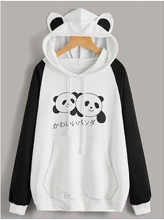 Moletom CASAL PANDA - MobWay Store - Moda Alternativa, Kawaii e Gótica.