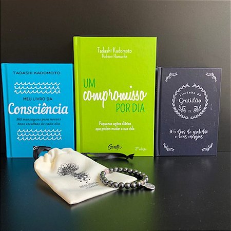 Kit Seja Você o seu Maior Compromisso - Livros + Pulseira = Frete Grátis