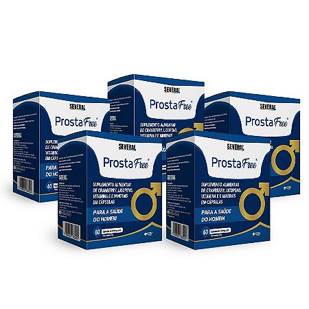 Kit com 5 - ProstaFree Several® - 60 cápsulas