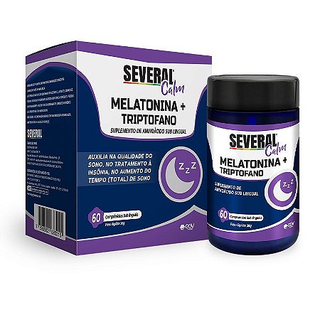 Melatonina + Triptofano Several® Calm - 60 cápsulas