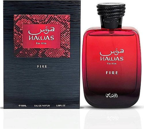 Rasasi Hawas Fire Eau de Parfum Masculino 100ml