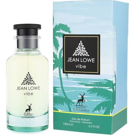 Jean Lowe Vibe Maison Alhambra EDP 100ml — Perfume Árabe Unissex Cítrico Aquático