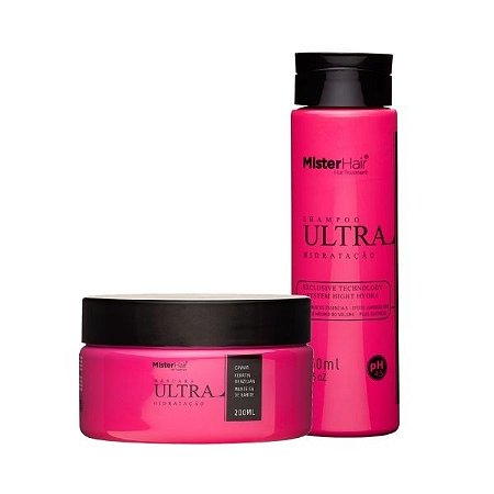 KIT Ultra Hidratação (Shampoo e Máscara) - Mister Hair