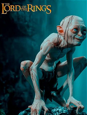 Estátua Gollum Deluxe - Lord of the Rings - Art Scale 1/10 - Iron Studios