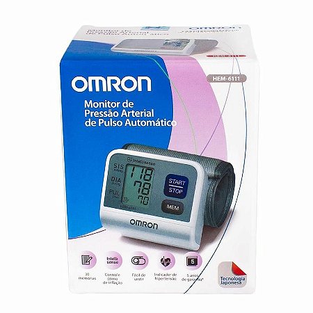 Monitor de Pressão OMRON HEM 6111 Pulso Automático