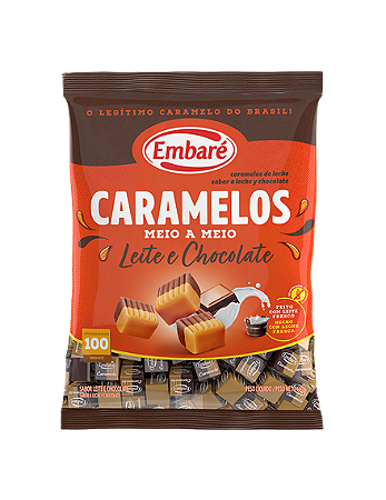 CARAMELO EMBARE 660GR M/M LEITE CHOCOLAT
