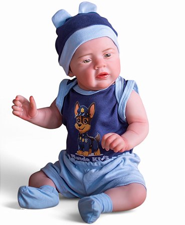 Boneco Bebê Reborn Davi