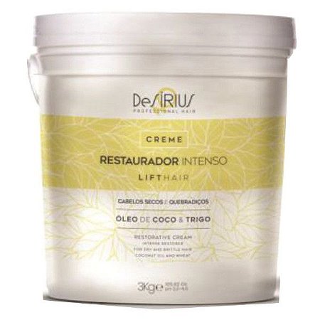 Creme Restaurador Intenso 3kg - De Sirius - Somente Para Profissional