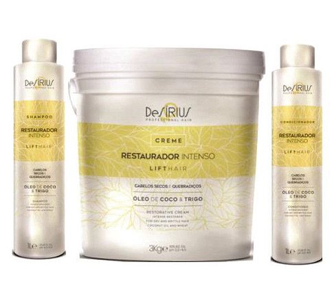 Restaurador Intenso De Sírius Lift Hair - Kit Para Cabelos Danificados e Fragilizados - Somente Para Profissional