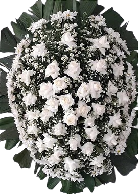 Coroa de flores simples