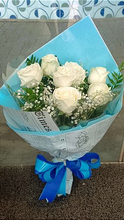 Buquer mino beleza azul