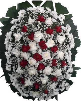 Coroa de flores simples 04