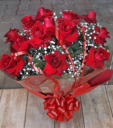 Buquê de rosas tradicional