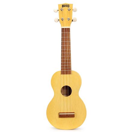 Ukulele Mahalo Kahiko Soprano MK1TBS Amarelo Manteiga com Capa