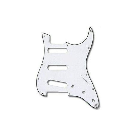 Escudo Guitarra Strato Strinberg SSS PKG Branco