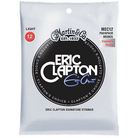 Encordoamento Violão Aço Martin Eric Clapton MEC12 Phosphor 012