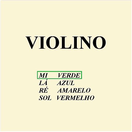 Corda Avulsa Violino M. Calixto Nº 1 Mi