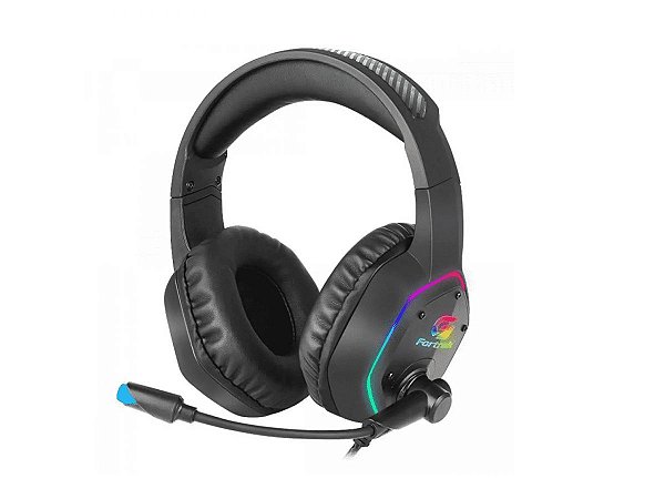 Headset Gamer Fortrek RGB Blackfire Preto