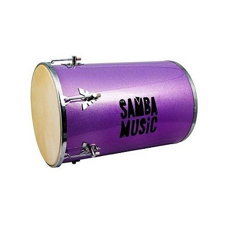 Tantan Phoenix Samba Music Madeira Revestida PVC 70x14 Lilás Sparkle