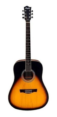 Violão Acústico Memphis MW-20 Drop Sunburst Fosco