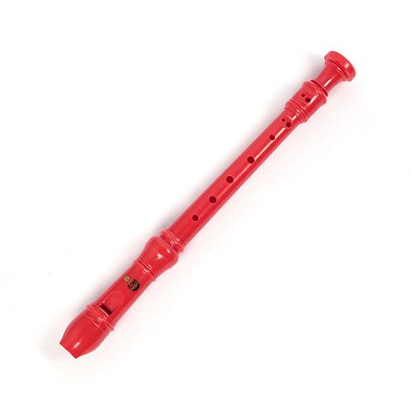 Flauta Doce Custom Sound Soprano Germânica CFL-1 Vermelha