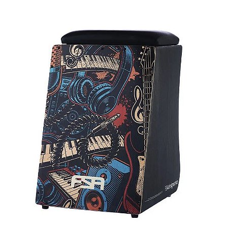 Cajon Eletroacústico FSA Design Sound FC6658