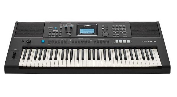 Teclado Arranjador Yamaha PSR-E473 61 teclas sensitivas e fonte