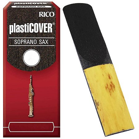 Palheta Saxofone Soprano Rico Plasticover - Unidade