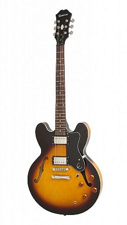 Guitarra Epiphone Semi Acústica ES-335 Dot Vintage Sunburst