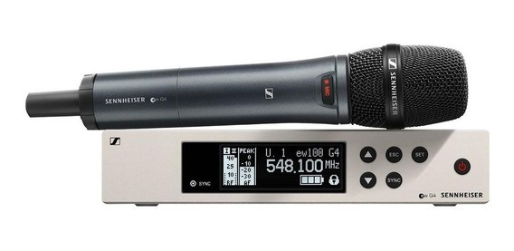 Microfone Sennheiser  EW 100 G4-835-S-A1 Dinâmico Cardióide Sem Fio