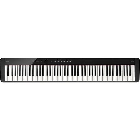 TECLADO MUSICAL INFANTIL CASIOTONE PRETO E BRANCO SA-51H2