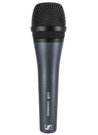 Microfone Sennheiser E835 Dinâmico Cardióide Com Fio