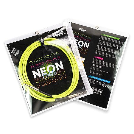 CABO SANTO ANGELO INSTRUMENTO NEON GREEN 15FT 4.57M
