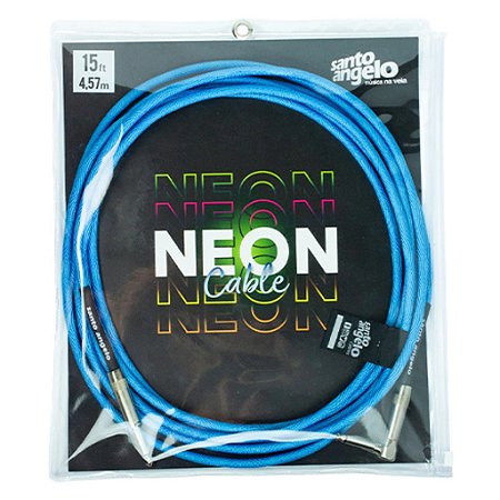 CABO SANTO ANGELO INSTRUMENTO NEON BLUE 15FT 4.57M