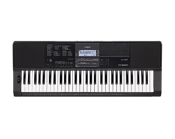 Teclado Casio CT-X800 61 teclas sensitivas e fonte bivolt