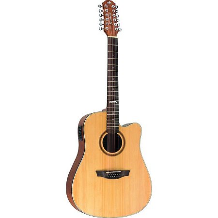 Violão Eletroacústico Strinberg SD-220C 12 Cordas Folk Natural Fosco