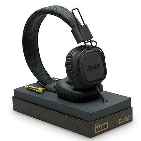 Fone de Ouvido Over-Ear Marshall Major Pitch Preto