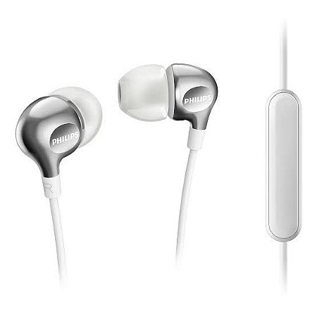 Fone de Ouvido In-Ear Philips SHE3705 Branco