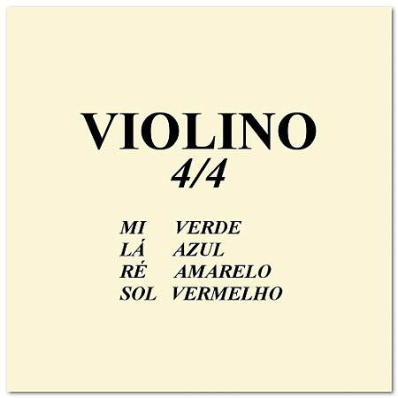 Encordoamento Violino Mauro Calixto 4/4