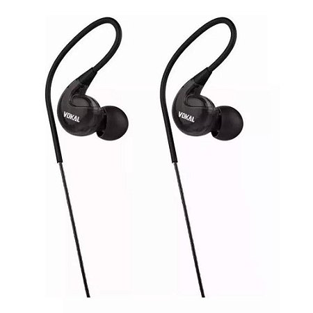 Fone de Ouvido In-Ear VOKAL E40 Preto