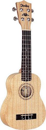 Ukulele Acústico Shelby Soprano Su-21D Natural Fosco