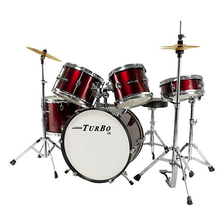 Bateria Infantil Turbo Junior 4322 Vinho