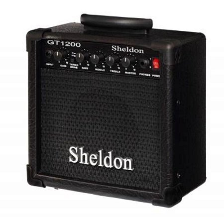 Amplificador Guitarra Sheldon GT-1200 Preto 15W
