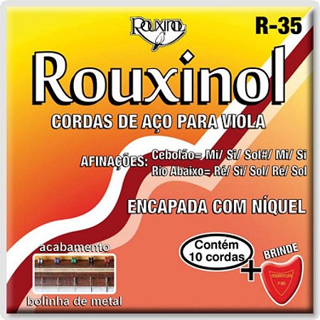 Encordoamento Viola Rouxinol Máxima R-35