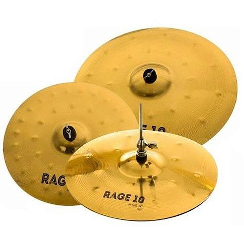 Set Prato Orion Rage 10 - 14" 16" 20" RG70 com Bag