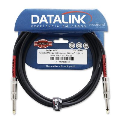 Cabo Datalink Garage Instrumento 0,20mm²  P10-P10 3m