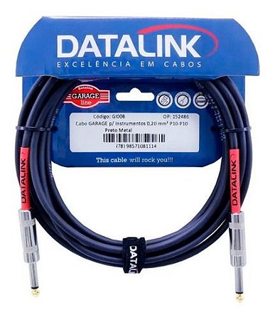 Cabo Datalink Garage Instrumento 0,20mm²  P10-P10 7m