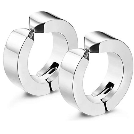 Brincos de Pressão Masculinos de Aço Inoxidável Únicos Exclusivos e Bonitos para Orelha Par eTizzaShop