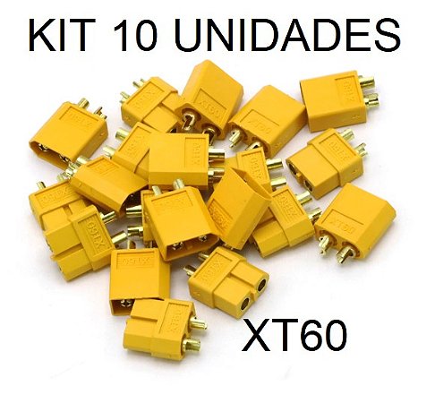KIT 10 Conector XT60